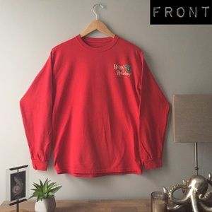 Disney Cruise Line Red Christmas Long Sleeve Tee